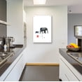 thumbnail image 4 of Epic Art 'Elephant' by Pechane, Acrylic Glass Wall Art, 24"x36", 4 of 8