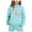 Light Blue, variant on Girls Outfit Sets Toddler Boy Girl Long Sleeve Cute Print Warm Hoodie Sweatpant Kids Outfits Sweat Suit,2-13Y