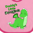thumbnail image 4 of Inktastic Daddy's Little Dragon Boys or Girls Baby Bib, 4 of 4