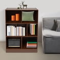 thumbnail image 3 of Bookcase, Wooden Bookshelf with 7 Compartments, 3-Tier Freestanding Display Storage Shelves, Cabinet Rack Organizer, DIY Book Case for Living Room, Bedroom, Home Office 31.5*9.06*39.37in, 3 of 26