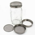 thumbnail image 4 of HomeSproutingKit Deluxe, Stainless Steel Lids For Wide Mouth Jars, 2 Sets, Rust-Proof, Enhance Your Kitchen's Functionality. Ideal For Sprouting Enthusiasts And Gift Givers., 4 of 7