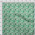 thumbnail image 4 of oneOone Cotton Poplin Twill Green Fabric Kids Animal Fabric For Sewing Printed Craft Fabric By The Yard 56 Inch Wide, 4 of 4