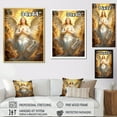 thumbnail image 4 of Designart "Heavenly Praying Of The Beautiful Virgin Of Peace I" Religious Portrait Picture Framed Wall Art Prints, 4 of 5