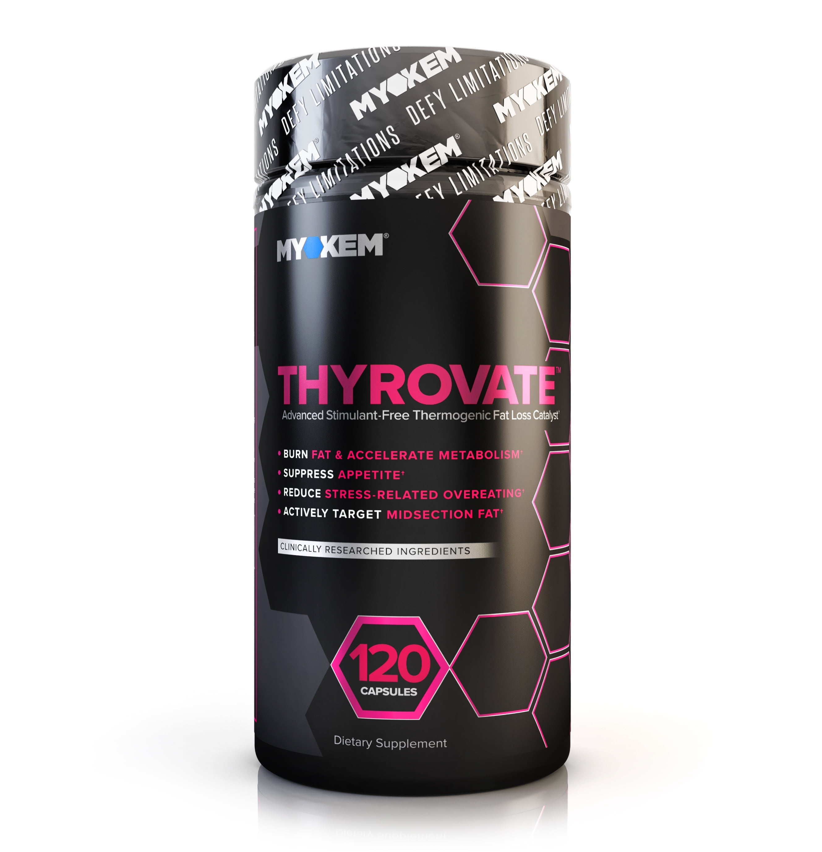 Myokem Thyrovate Stimulant Free, Belly Fat Burning Diet & Weight Loss