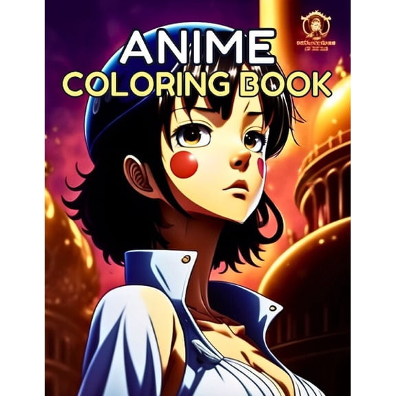 Anime Coloring Book For Teens and Adults : F (Paperback)
