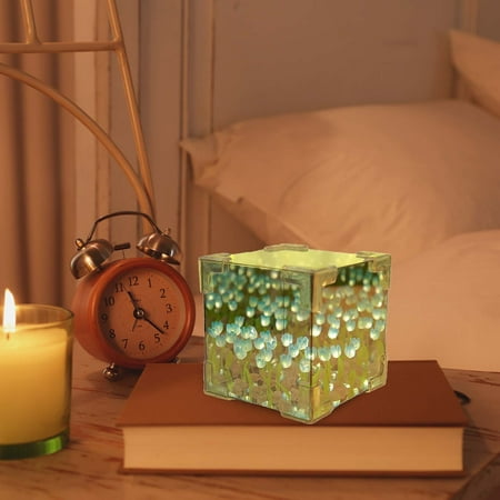 

iju7gthy DIY Cube Lamp Flower Lamp Handmade DIY Flower Cube Night Light For Teen Couple Children Back to School Supplies