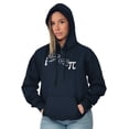 thumbnail image 3 of Rational Real Pi Pie Number Math Nerd Unisex Plus Fleece Graphic Hoodie Brisco Brands 5X, 3 of 4