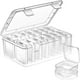thumbnail image 1 of 14 pequeñas cajas de almacenamiento de plástico con tapas, con 1 recipiente de plástico grande, mini caja de almacenamiento transparente para cuentas, tapones para los oídos, anillos, botones, joyas, 1 of 5