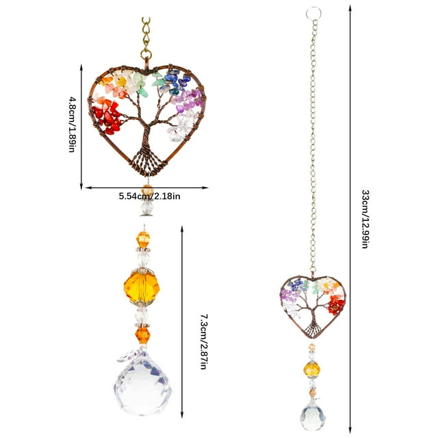 QualitChoice Anti-corrosion Hanging Sun Catcher Charm Of Sunlight Into Home Home Decor As Shown 1Set
