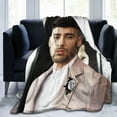 thumbnail image 2 of Blanket Zayn Malik Soft and Comfortable Warm Fleece Throw Blankets Yoga Blankets Beach Blanket Picnic Blankets Gift for Dorm room office decor Sofa Bed Camping Travel All Season, 2 of 6