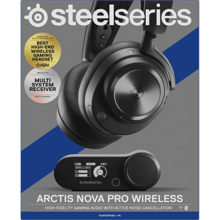 SteelSeries - Arctis Nova Pro Wireless Multi Gaming Headset for PS5, PS4, PC,  Switch - Black