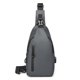 thumbnail image 1 of Bolsa De Hombro Bolso Cruzado Para Hombre, Bolso De Hombro Compuesto Transpirable, Viaje De Compras (Gris) Tmvgtek Para Estrenar, 1 of 3
