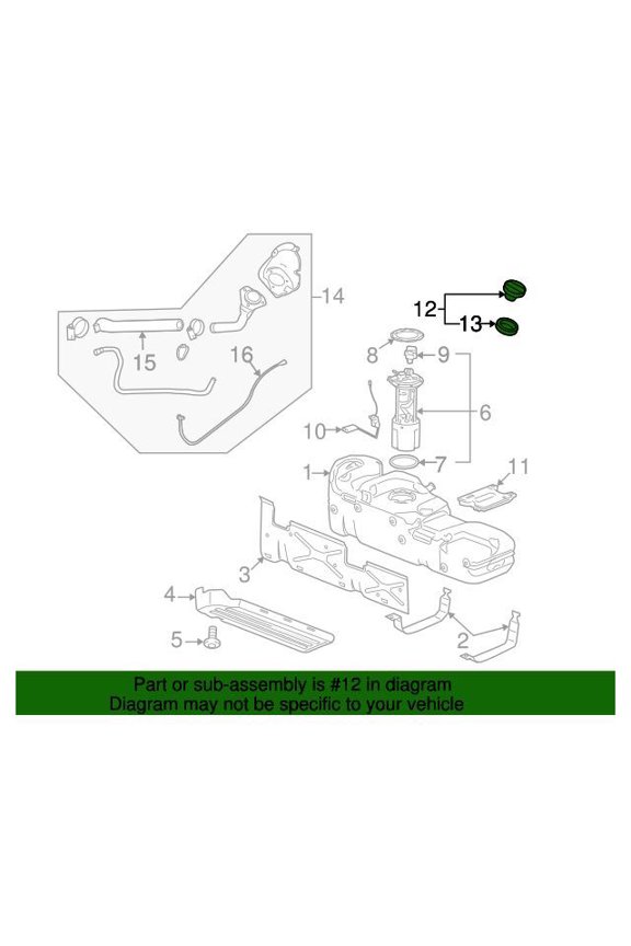 GM 20962523 Cap Asm-F/Tnk Fil