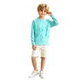 thumbnail image 3 of WOYY Long Sleeve Athletic T-Shirt for Boys Summer Breathable Tee Activewear, Sizes 3-12, 3 of 3
