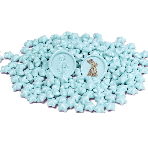 100x fuego pintura sello cera grano estrella DIY postal boda Material cera sello decoración