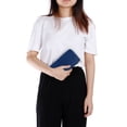 thumbnail image 5 of Womens Double Zipper Wallet Clutch Purse with Phone Holder, 5 of 5