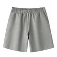 thumbnail image 2 of Up to 60% off Men's Shorts, Xunlbb Men Casual Solid Summer With Pockets Drawstring Middle Waist Sport Short Pants, 2 of 5