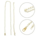 thumbnail image 1 of Minkissy Metal Clock Chain 4Pcs For Grandfather Clock Replacement Chain Golden Winding Home Decor, 1 of 8