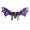 Purple, variant on AlevRam Adult Dragon Wings Costume Accessory, Lightweight Adjustable Fantasy Wings for Halloween Cosplay, Carnival Festival Party Outfit Prop for Men and Women, Black Green Red Blue Yellow Purple