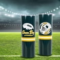 thumbnail image 4 of Green Bay Tumbler Cup Skinny Tumbler with Flip Lid and Straw - Green Bay Gifts for Men -Insulated Stainless Steel Cup Travel Mug -20 OZ Coffee Travel Mugs for Women, 4 of 6