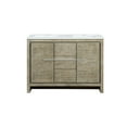 thumbnail image 3 of Lafarre 48 in W x 20 in D Rustic Acacia Double Bath Vanity and White Quartz Top, 3 of 9