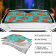 thumbnail image 3 of Yiaed Fun Octopus Print Car Windshield Sunshade Front Auto Car Front Window Sun Shade Foldable Sun Visor Shield Cover Auto Accessories for Sedan SUV Truck-Medium, 3 of 5