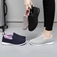 thumbnail image 4 of Women\'sCasualMeshSportsShoesSlip-onComfortableFlatShoesForRunningAndWalking, 4 of 5