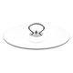 thumbnail image 1 of Tapa universal de vidrio para olla de 27 cm, cubierta de vidrio para placa de microondas, tapa protectora contra salpicaduras, tapa de vidrio de repuesto para olla de cocina, transparente y redonda, 1 of 8
