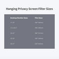 thumbnail image 4 of Widescreen Monitor Hanging Screen Filter, Desktop Monitor Anti Blue Light Film High Transmittance Eye Film, 99% High Clarity Screen Protector with Darkened Design 23~24 Inch, 4 of 7