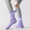 thumbnail image 3 of Yawlsow 4 pairs Pilates Grip Socks for Women, Yoga Grippy Socks for Barre, Hospital, Gym Workout, 3 of 6