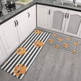 thumbnail image 2 of Paw Print Sonstripes Kitchen Rugs Sets Of 2,Anti Fatigue Kitchen Mat Rugs Non Slip Washable,Decorative Kitchen Floor Mats for Kitchen,Sink,Laundry,17"x30"+17"x47", 2 of 7