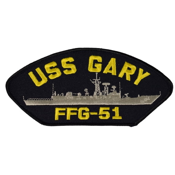 USS GARY FFG-51 SHIP PATCH - GREAT COLOR - Veteran Owned Business