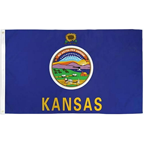 Kansas Flag 2x3ft Poly