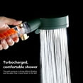 thumbnail image 6 of Handheld Shower Head, High Pressure Turbo Pressurized Shower, Anti-Clogging Nozzles, Easy to Clean, One-Hand Operation, Easy Installation, Universal Connector, 6 of 6