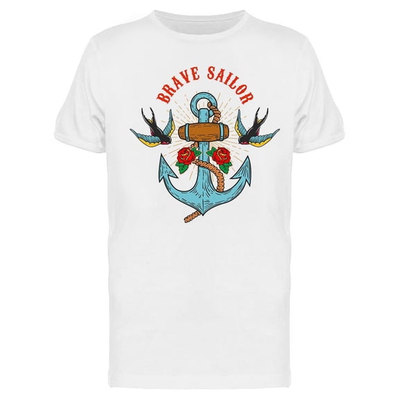 Brave Sailor T-Shirt Men -Image by Shutterstock, Male Large