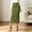 Army Green, variant on Tennis Skirts for Women Summer Skirt Classic Solid Color at the Waist with Slit Long Length for Daily Travel Red XL