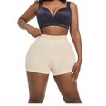 thumbnail image 3 of POIUYTR Padded Underwear for Women Plus Size Butt Lifter Seamless Booty Pads Hip Enhancer Panties Tummy Control High Waist Shapewear Boyshorts, 3 of 5