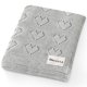 thumbnail image 1 of Manta Bleu La La Dove, gris, 89 x 79 cm, 100% algodón suave, 1 of 7