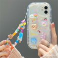 thumbnail image 1 of Samsung A34 A14 A04 A54 A04s A04E A24 A23 A13 A03 A52 A52s A03s A02s A12 A22 A51 A32 A50 A30s A50s 3D Funda De Teléfono De Borde Curvo De Dibujos Animados TPU Cubierta Protectora Suave Con Cadena, 1 of 3