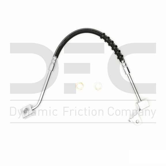 Front Left Dynamic Friction Company Brake Line Hose 350-40028 For 1995-2000 Chrysler Cirrus, 1995-2000 Dodge Stratus, 1996-2000 Plymouth Breeze