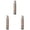 Silver 3PCS, variant on Stainless Steel Thumb Push Salt Pepper Spice Sauce Grinder Mill Muller Stick