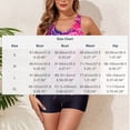 thumbnail image 3 of Vetsdori One Piece Swimsuits for Women Tankini Swimwear Vacation,Print Strap Boyleg Shorts Swim Dress Ladies Bath Suits, 3 of 7