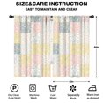 thumbnail image 2 of Pioneer Flower Floral Print Pattern Teens Curtains,Teens Insulated Curtains Set Of 2,Bedroom Essentials,Toddler Room Decor 52"x84", 2 of 5