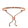 thumbnail image 1 of Intuitions Stainless Steel FRIENDS ARE FOREVER Diamond Accent Adjustable Bracelet, 1 of 1