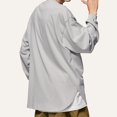 thumbnail image 2 of Fanxing 2025 Fall Savings Crewneck Sweatshirt Men Sports Solid Color Pullover Long Sleeve Loose Fit Workout Shirts 2025 Fall Basic Tops Clothes, 2 of 4