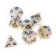 thumbnail image 2 of 7x Juego de dados poliédricos D4 D6 D8 D10 D12 D20 para DND Game Toys Estilo 5, 2 of 9