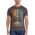 thumbnail image 3 of Level 13 Unlocked Men'S Basic Short Sleeve T-Shirt Coffee 5x-Large, 3 of 5