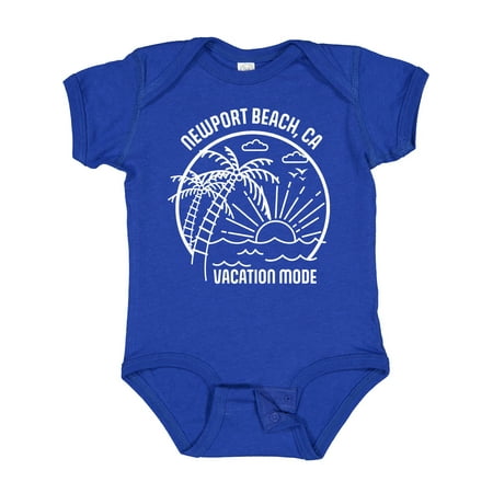 

Inktastic Summer Vacation Mode Newport Beach California Gift Baby Boy or Baby Girl Bodysuit