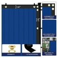 thumbnail image 4 of Privacy Fence Screen Heavy Duty Windscreen Fencing Mesh Fabric Shade Net Cover with Brass Grommtes for Outdoor Wall Garden Yard Pool Deck, 6'x14' Blue, 4 of 7