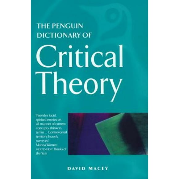 Pre-Owned The Penguin Dictionary of Critical Theory (Paperback 9780140513691) by David Macey